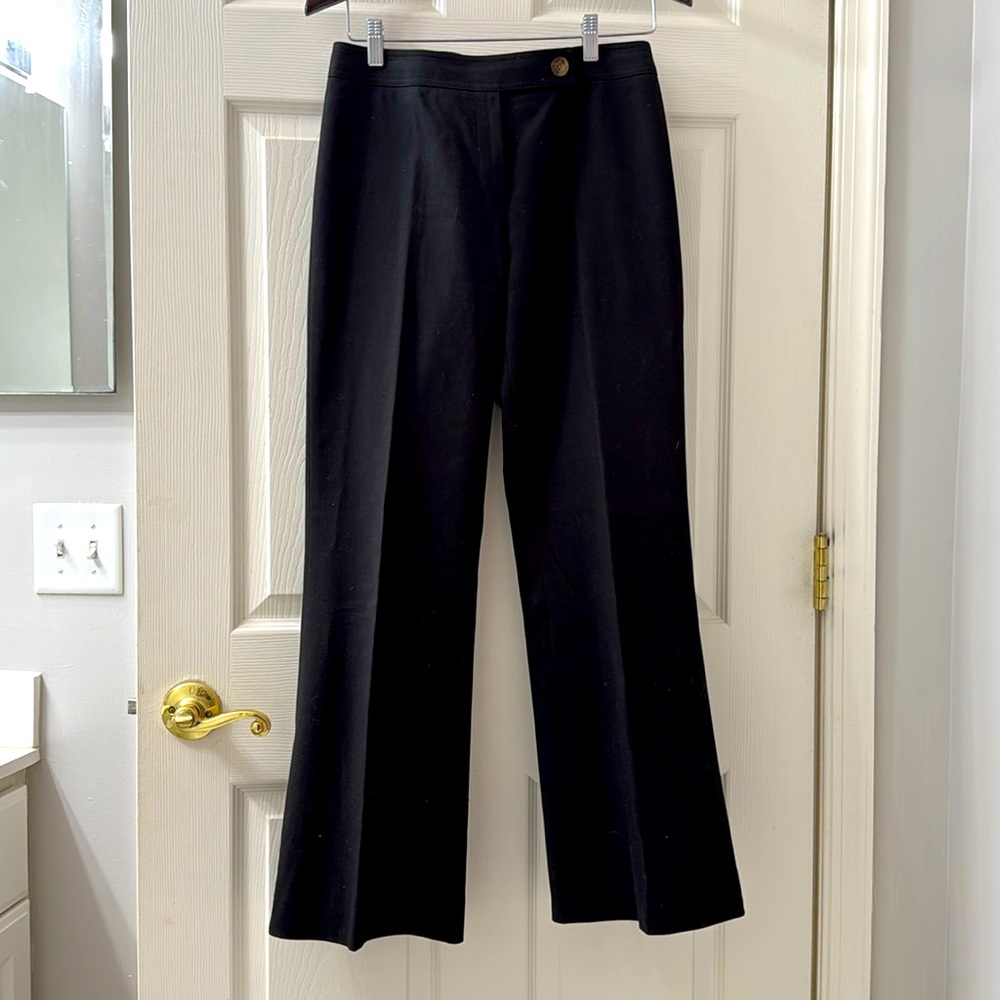 Talbots Collection Black side button Dress Pants Sz 4